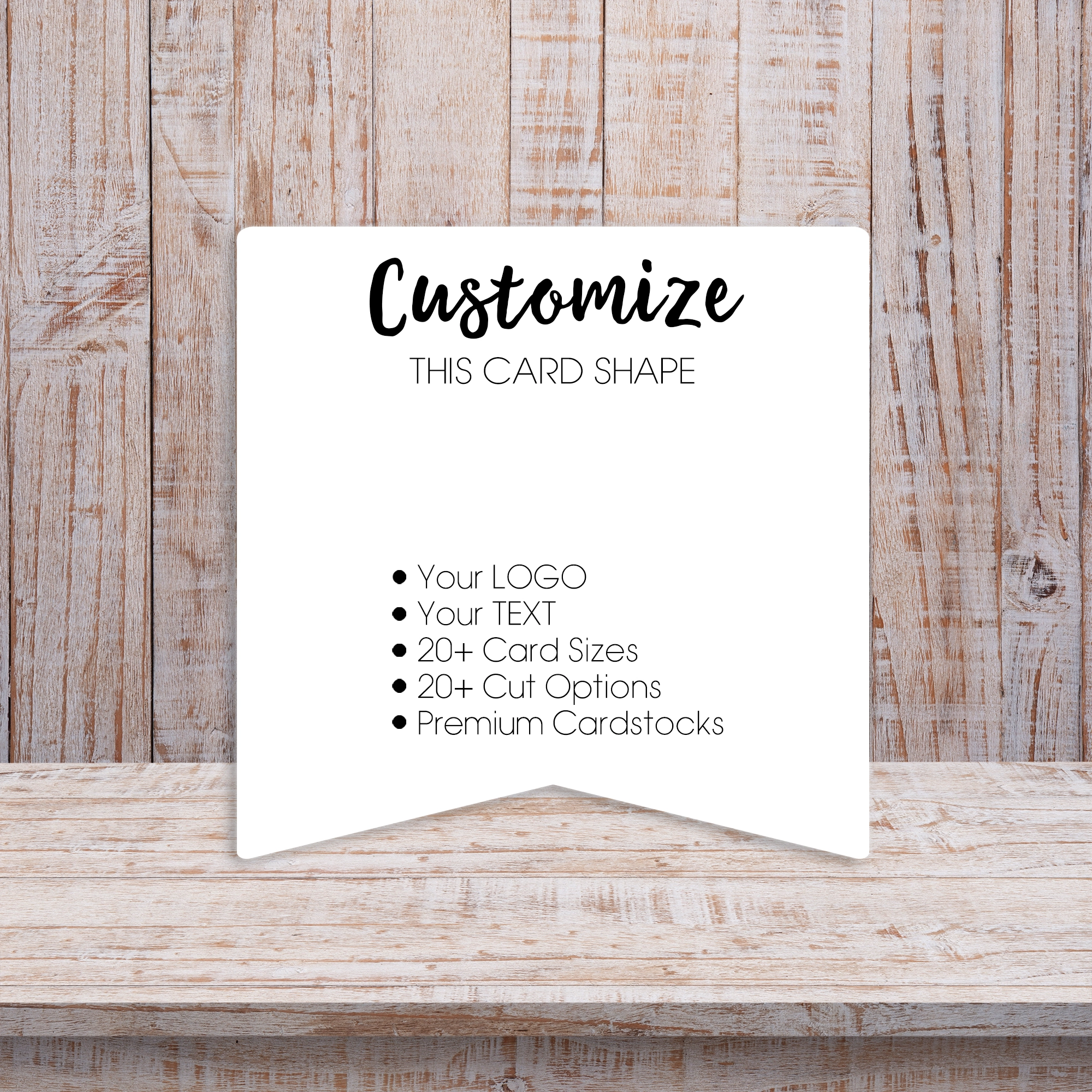 Pennant Flag Shape Earring Jewelry Display Packaging Cards 2