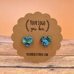 Scalloped Die Cut Jewelry Display Cards 3
