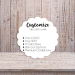 Scalloped Die Cut Jewelry Display Cards 1