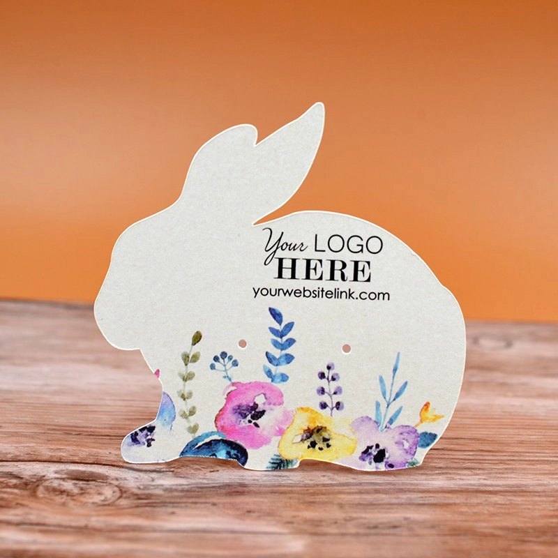 Bunny Rabbit Animal Die Cut Product Display Earring Cards 2