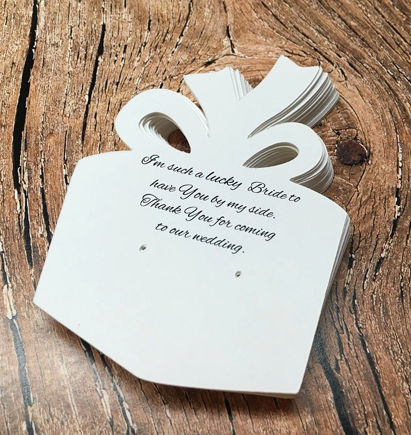 Gift Box Present Die Cut Product Display Earring Cards 2