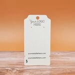 Ticket Shape with Perforated Bottom Product Display Earring Cards 3
