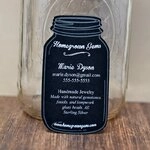 Mason Jar Product Display Packaging Earring Cards 2