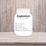 Mason Jar Product Display Packaging Earring Cards 1