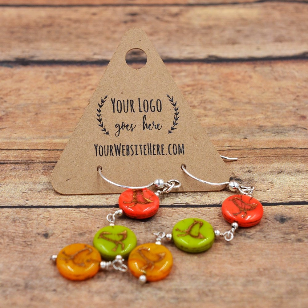 Triangle Product Display Packaging Earring Cards 6