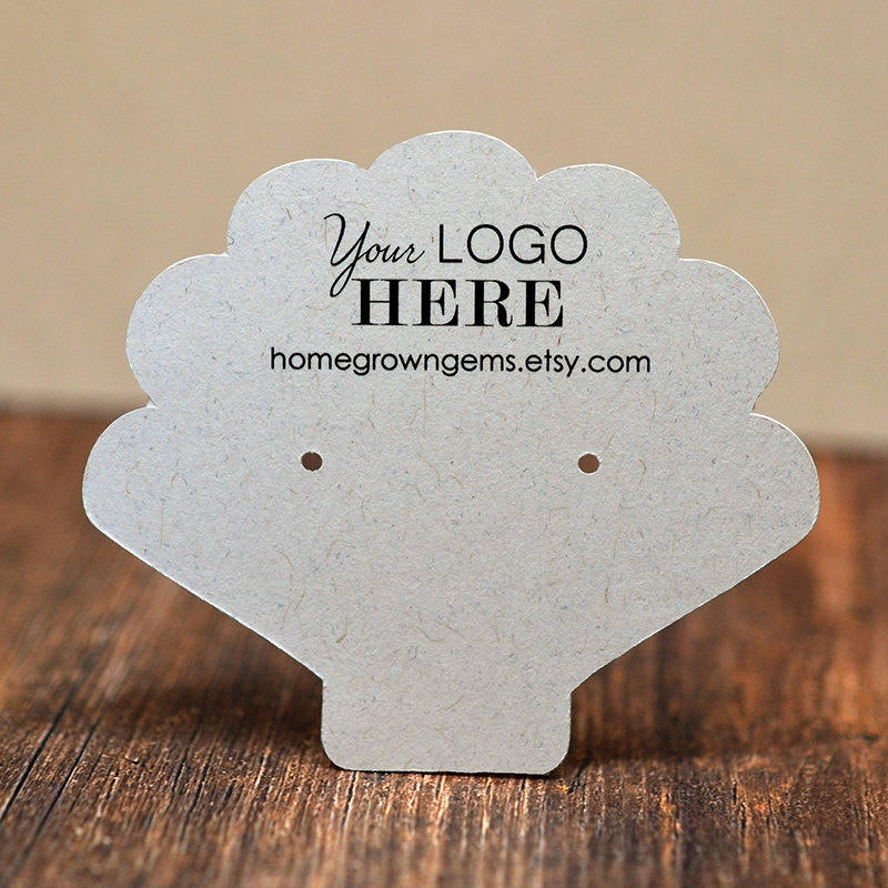 Seashell Clam Shell Product Display Packaging Cards 2