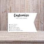 Horizontal Pennant Flag Shape Earring Jewelry Display Packaging Cards 1