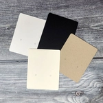 2"x2.5" Stud Earring Cards Lower Holes - Packaging Display Jewelry Cards ECONOMY 3