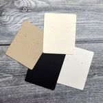 2"x2.5" Stud Earring Cards High Holes - Packaging Display Jewelry Cards 4