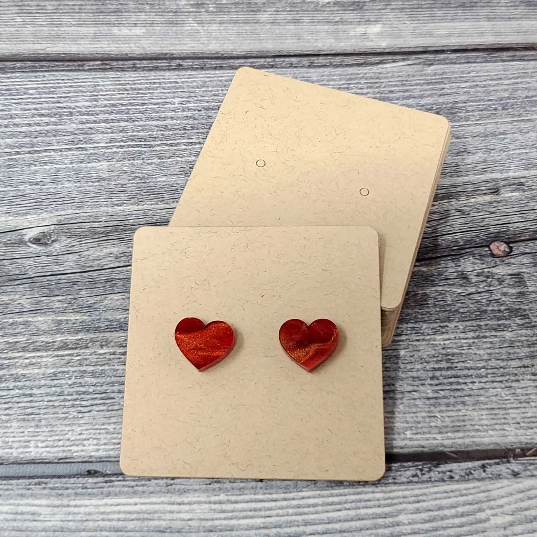 2"x2" Stud Earring Cards - Packaging Display Jewelry Cards ECONOMY 4