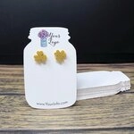 Mason Jar Earring Cards 2"x3" ECONOMY 4