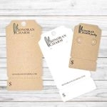 Ticket Shape with Perforated Bottom Product Display Earring Cards 2