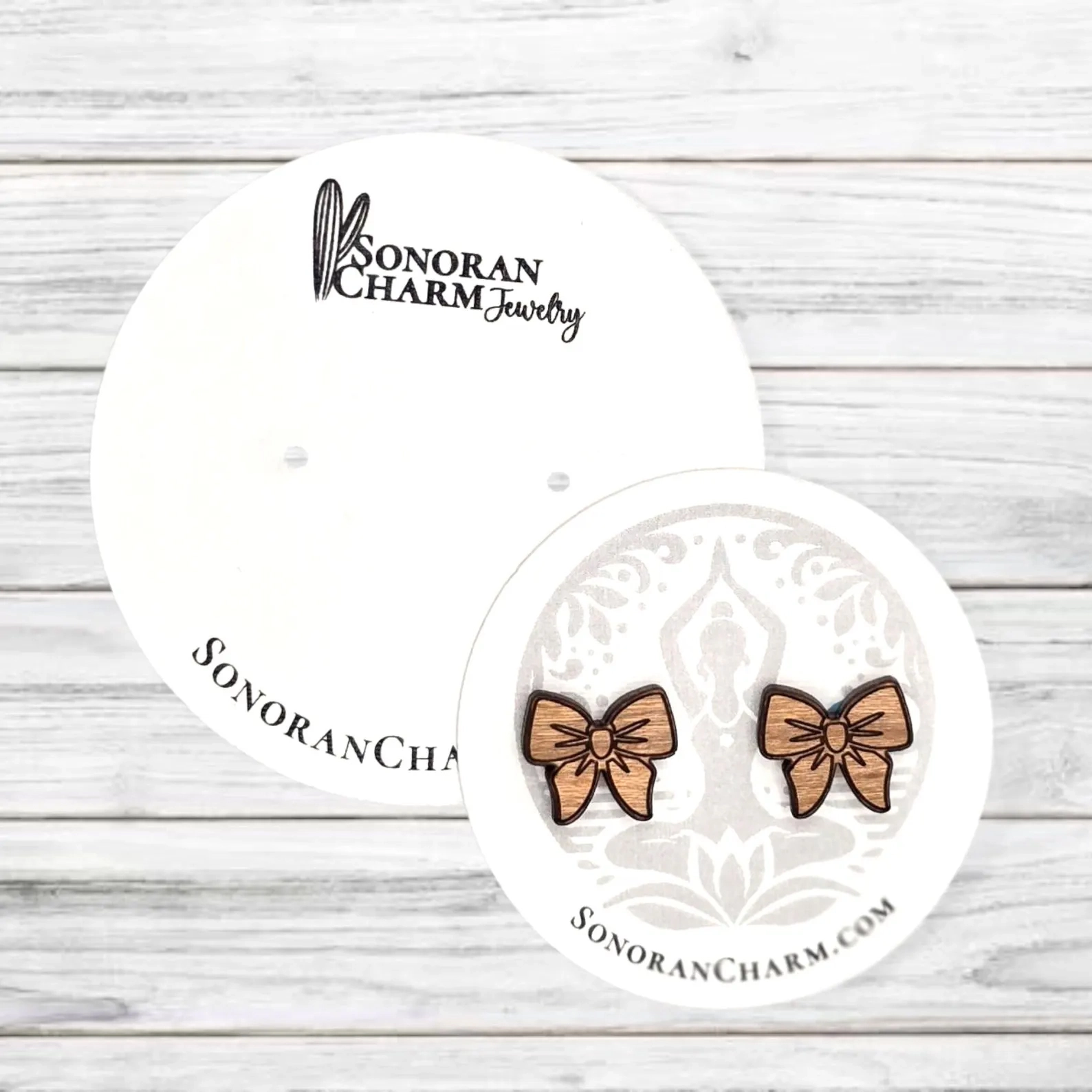Circle Round Product Display Packaging Earring Cards 2