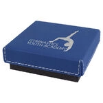 Custom Jewelry Gift Boxes packaging 3.5"x3.5" - Laser Engraved with your text or logo Faux Leather 7