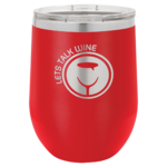 Personalized Laser Engraved Wine Tumbler 12 oz. 2