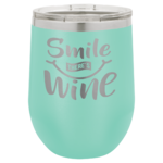 Personalized Laser Engraved Wine Tumbler 12 oz. 5