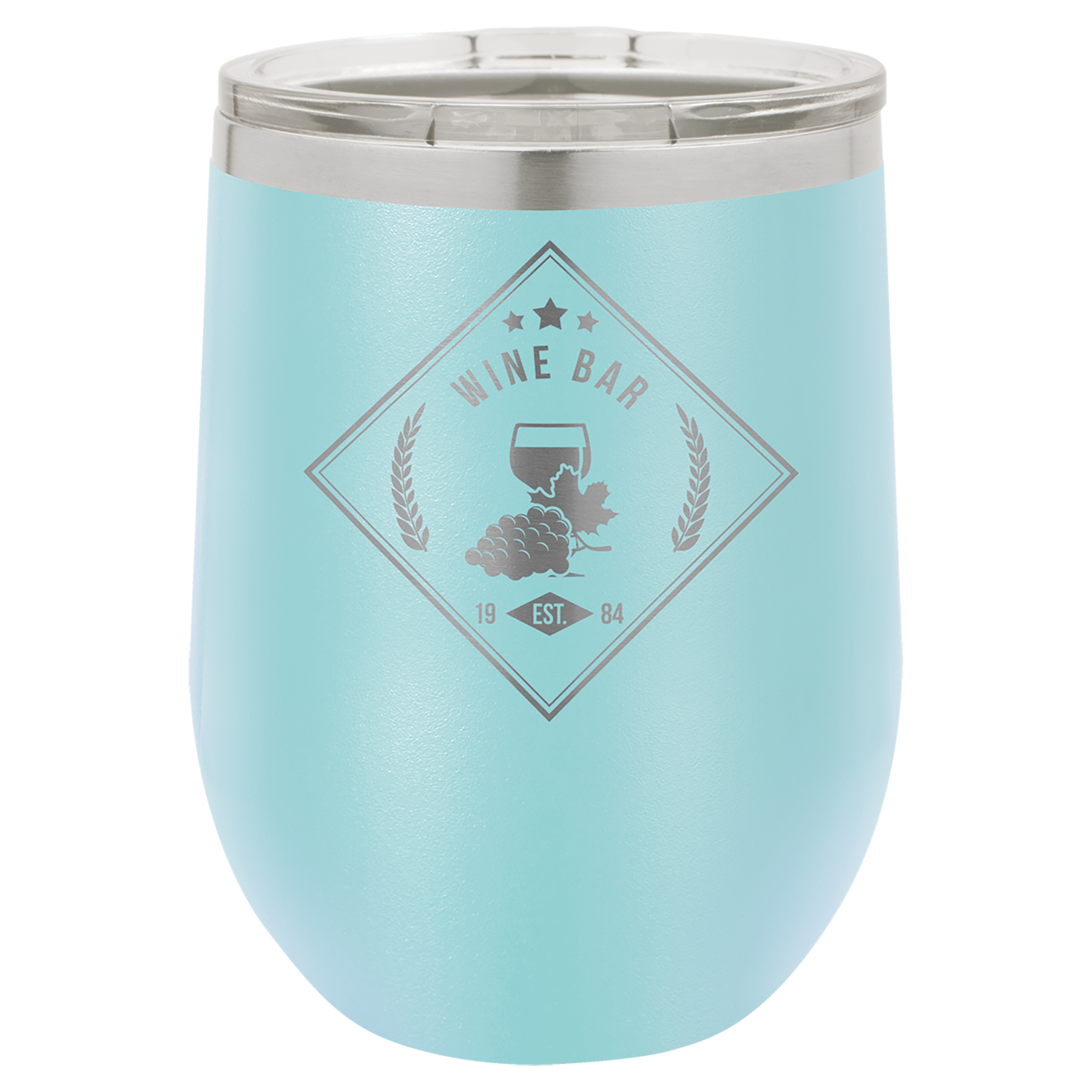 Personalized Laser Engraved Wine Tumbler 12 oz. 6
