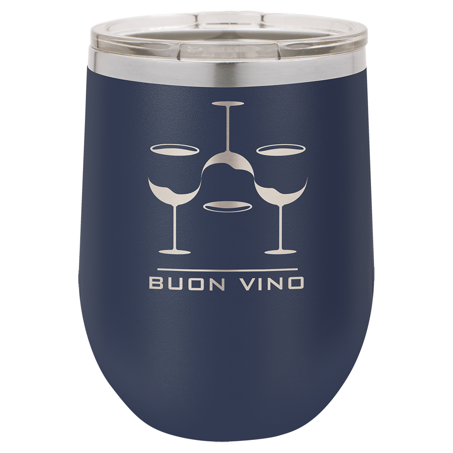 Personalized Laser Engraved Wine Tumbler 12 oz. 10