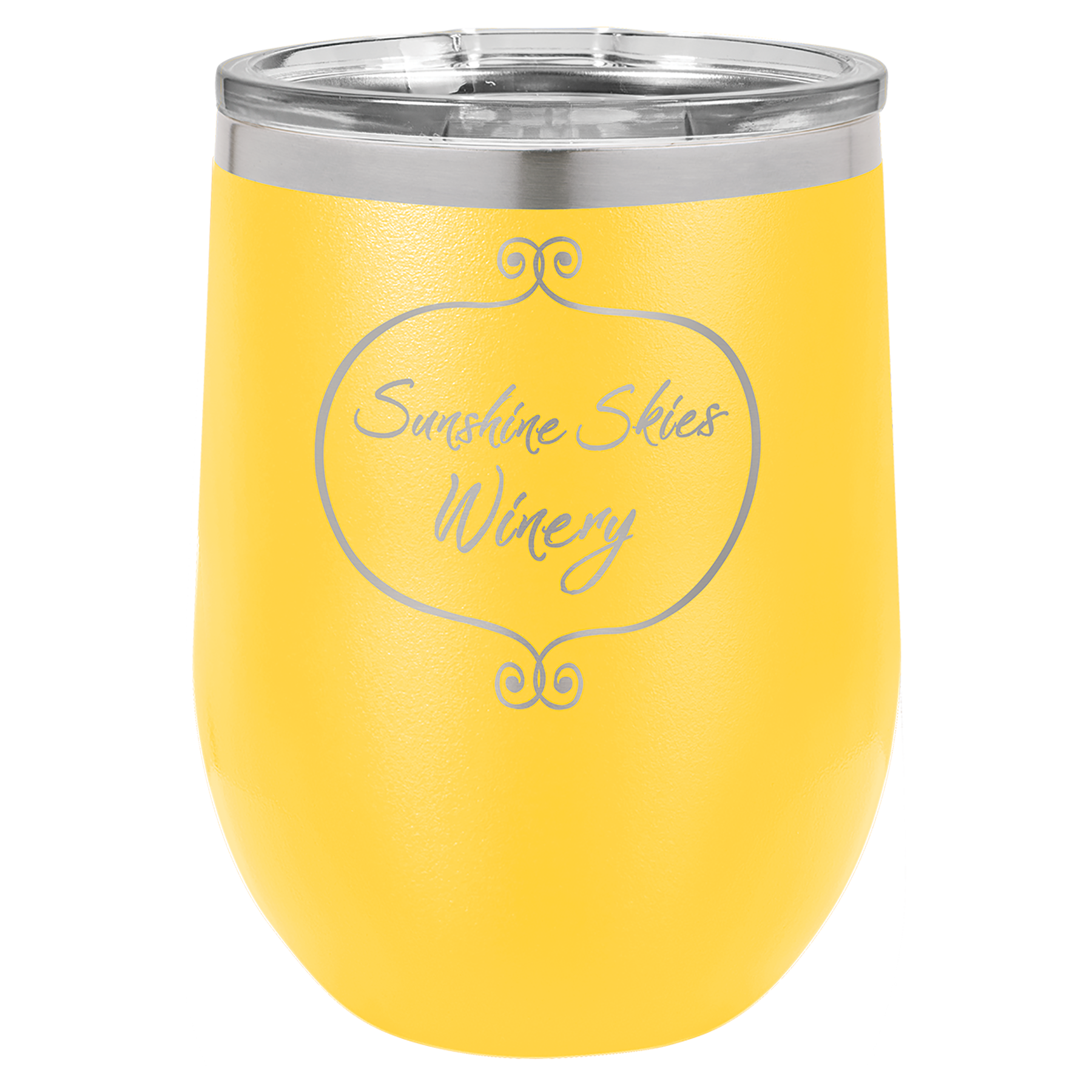Personalized Laser Engraved Wine Tumbler 12 oz. 15