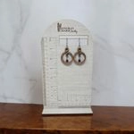 Tall Curved Top 7.5" Necklace Display Photography Prop Ruler Measurement Inches cm Custom Laser Engr 5
