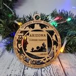 Arizona State Landmarks Round Ornament - Personalized 1