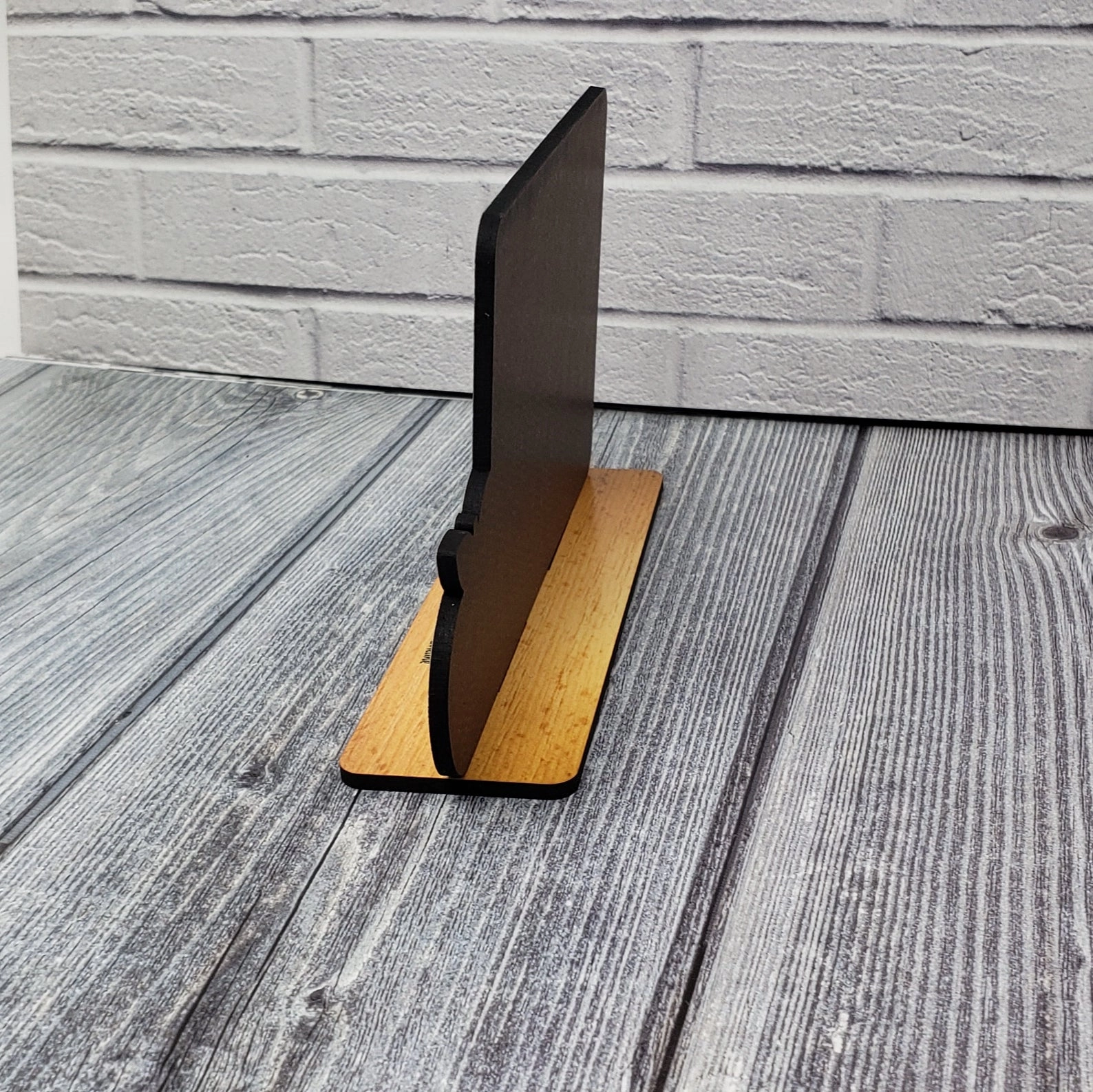 Custom Teacher Appreciation Gift Wood Chalkboard Desk Display Award | Thank You 3