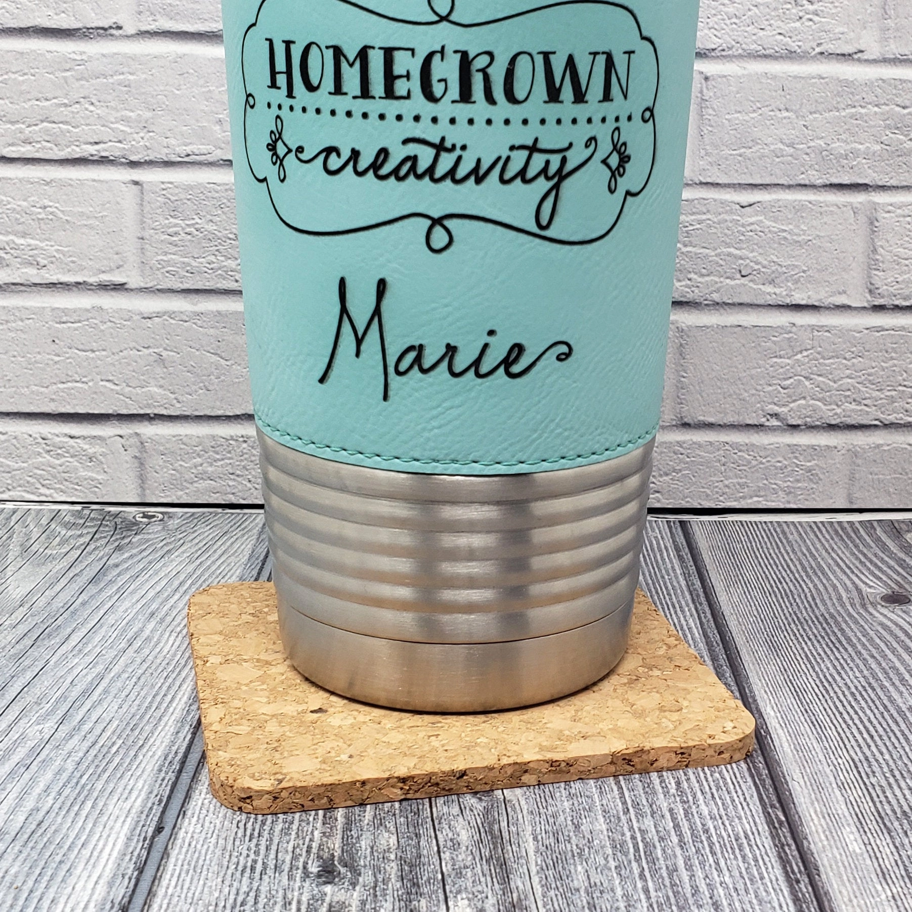 Personalized Cork Coasters | Set Square | Housewarming Gift Wedding Party Gift New Home Teacher 5