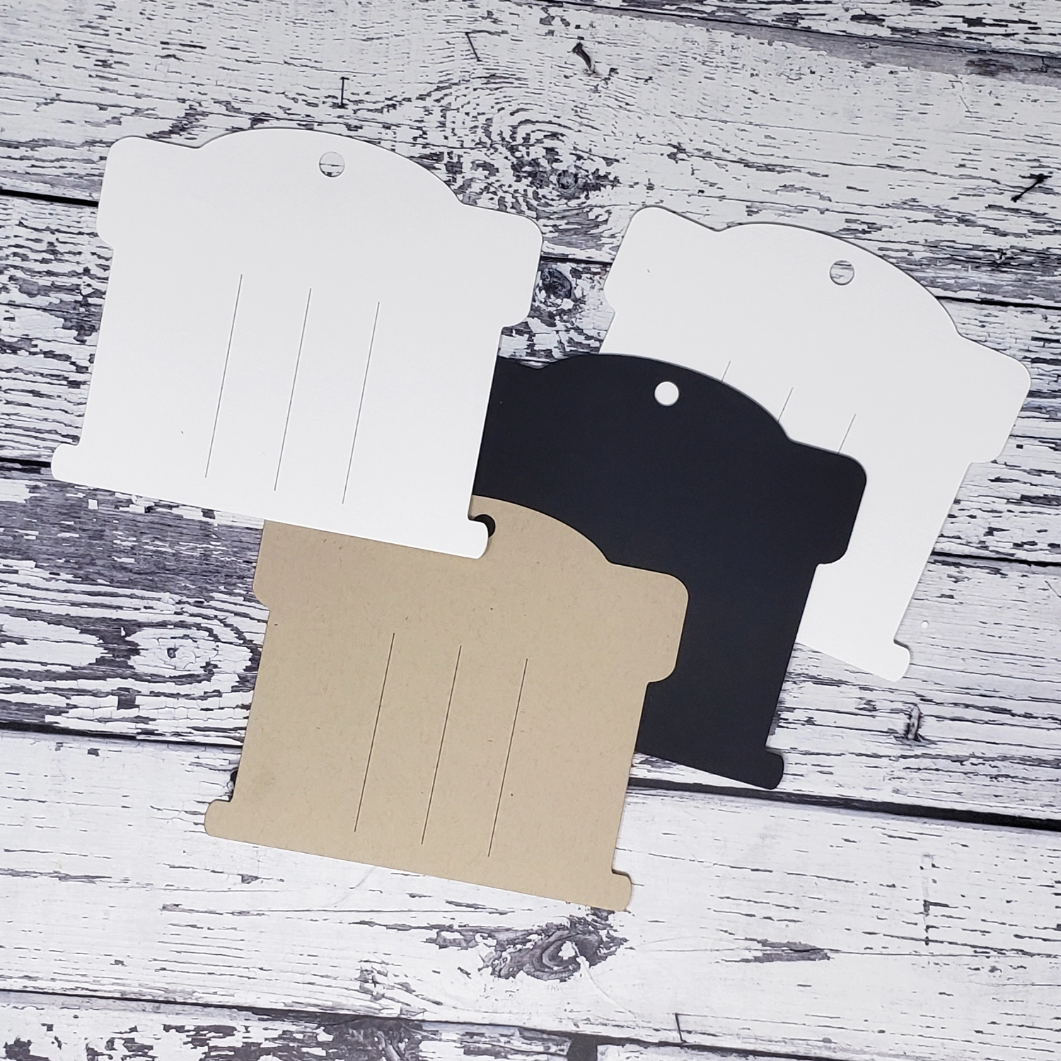 4.5" x 4" Hairbow Accessory Display Product Cards ECONOMY 4