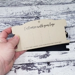 7" x 3.5" Headband Display Bow Cards ECONOMY 4