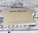 7" x 3.5" Headband Display Bow Cards ECONOMY 3