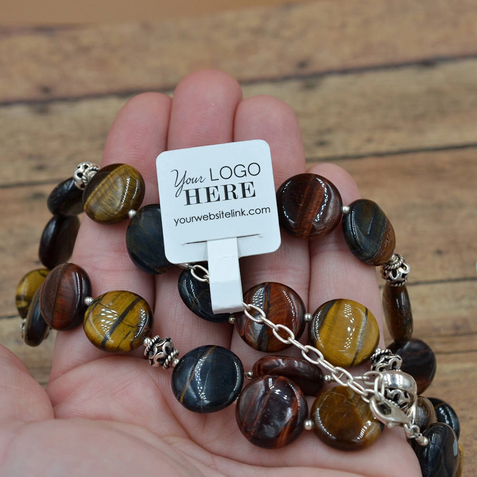 Custom Price Tags - Self Closing - No String Needed - Personalized Custom Printed 2