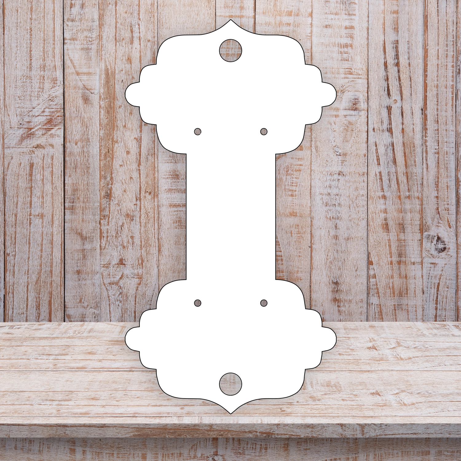 Ornate Fold-Over Jewelry Display Cards 2.30" wide 5