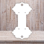 Ornate Fold-Over Jewelry Display Cards 2.30" wide 5
