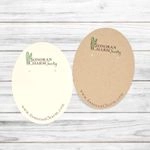 Oval Shape Jewelry Display Packaging Cards 5