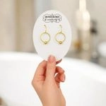 Oval Shape Jewelry Display Packaging Cards 2