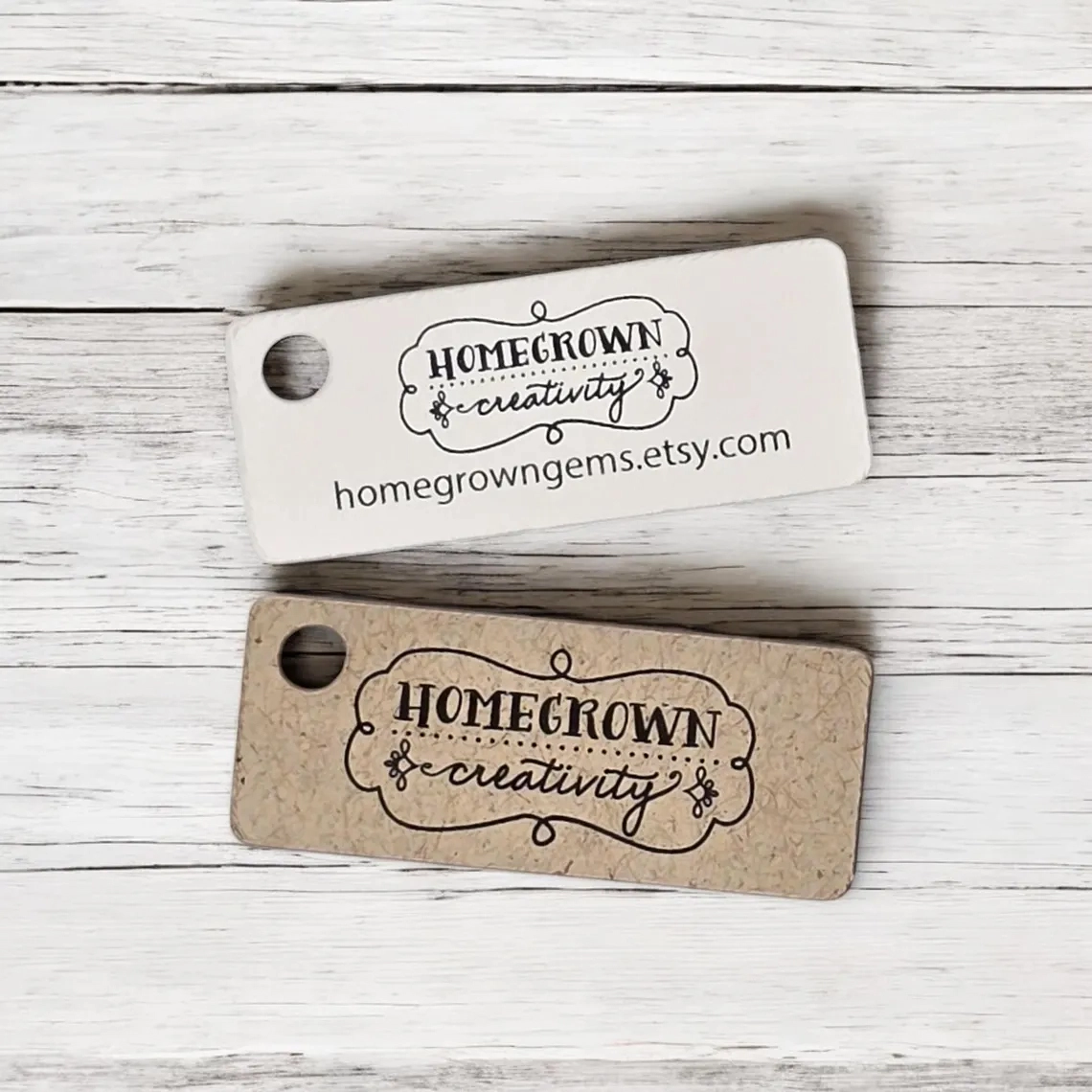1.25"x.5" Small Rectangle Price Tags for Jewelry Necklace Bracelets Earrings | Includes Barbs 1