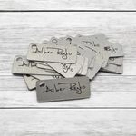 1.25"x.5" Small Rectangle Price Tags for Jewelry Necklace Bracelets Earrings | Includes Barbs 3