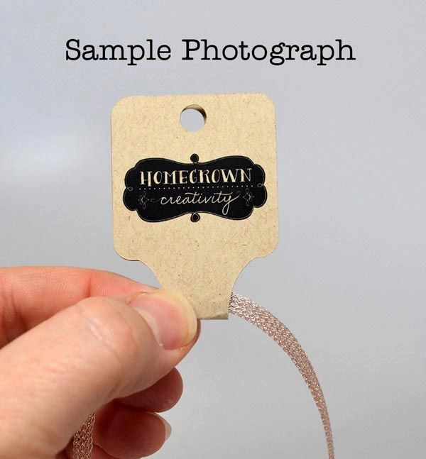 1.5" Square Fold-Over Jewelry Display Cards 5