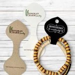 1.5" Tear Drop Fold-Over Jewelry Display Cards 1