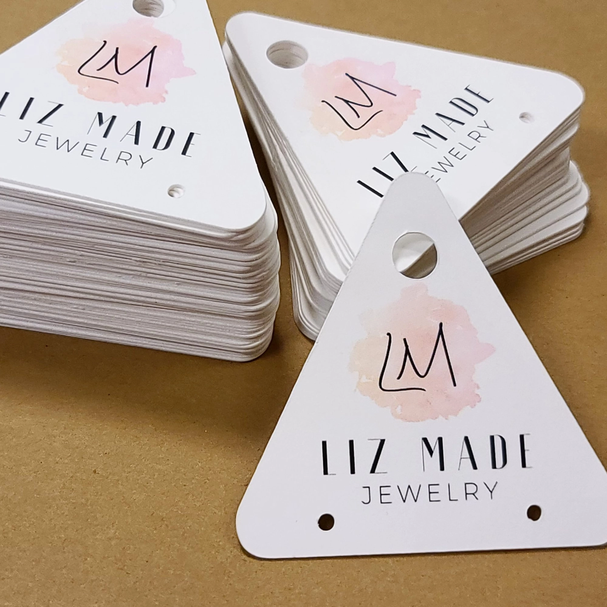 Triangle Product Display Packaging Earring Cards 4