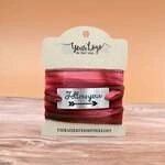 Bracelet Wrap Hair Tie Shape Display Cards 2