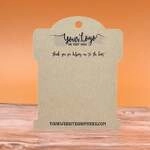 Bracelet Wrap Hair Tie Shape Display Cards 3