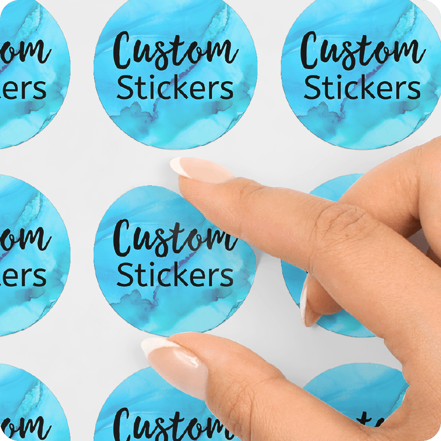 Custom stickers with your logo