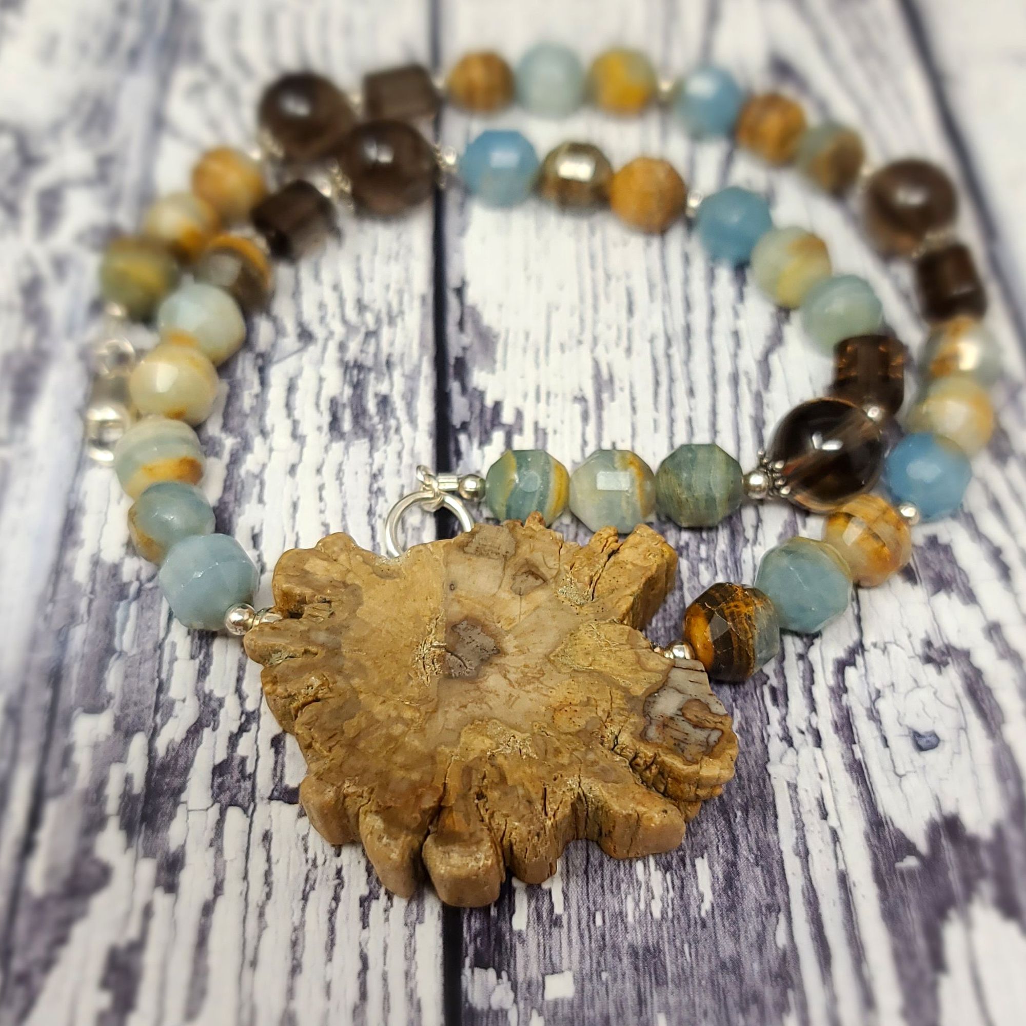 Petrified Wood Pendant Argentina 