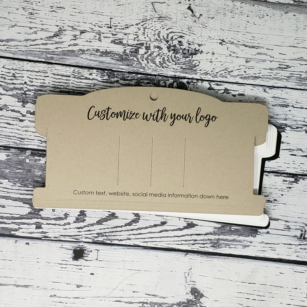 Custom Price Tags - Self Closing - No String Needed - Personalized