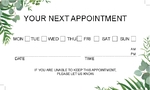 Appointment cards- Green