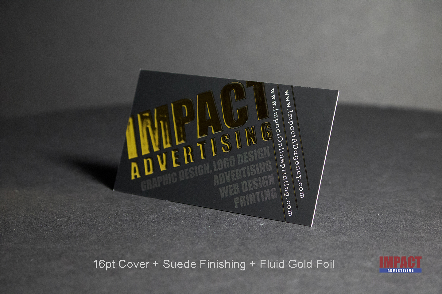 Thick Raised Gold or Silver Business Cards