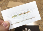 Debossed Business Cards 1