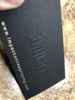Embossed Black Business Cards 3