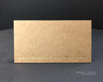 Embossed  Kraft  Business Cards 2
